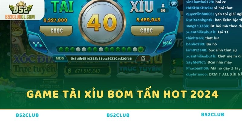 Game Tài Xỉu bom tấn online cực hot