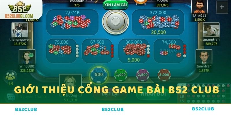 Giới thiệu cổng game bài B52 Club 