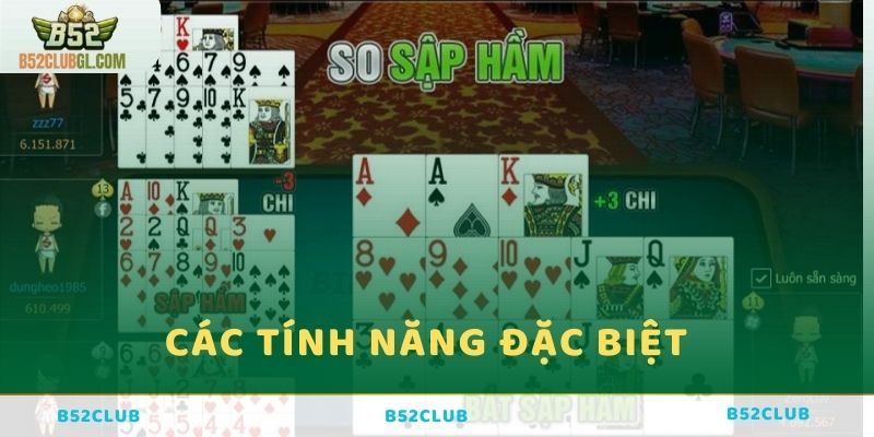 Top các tính năng đặc biệt trong game bài Mậu Binh